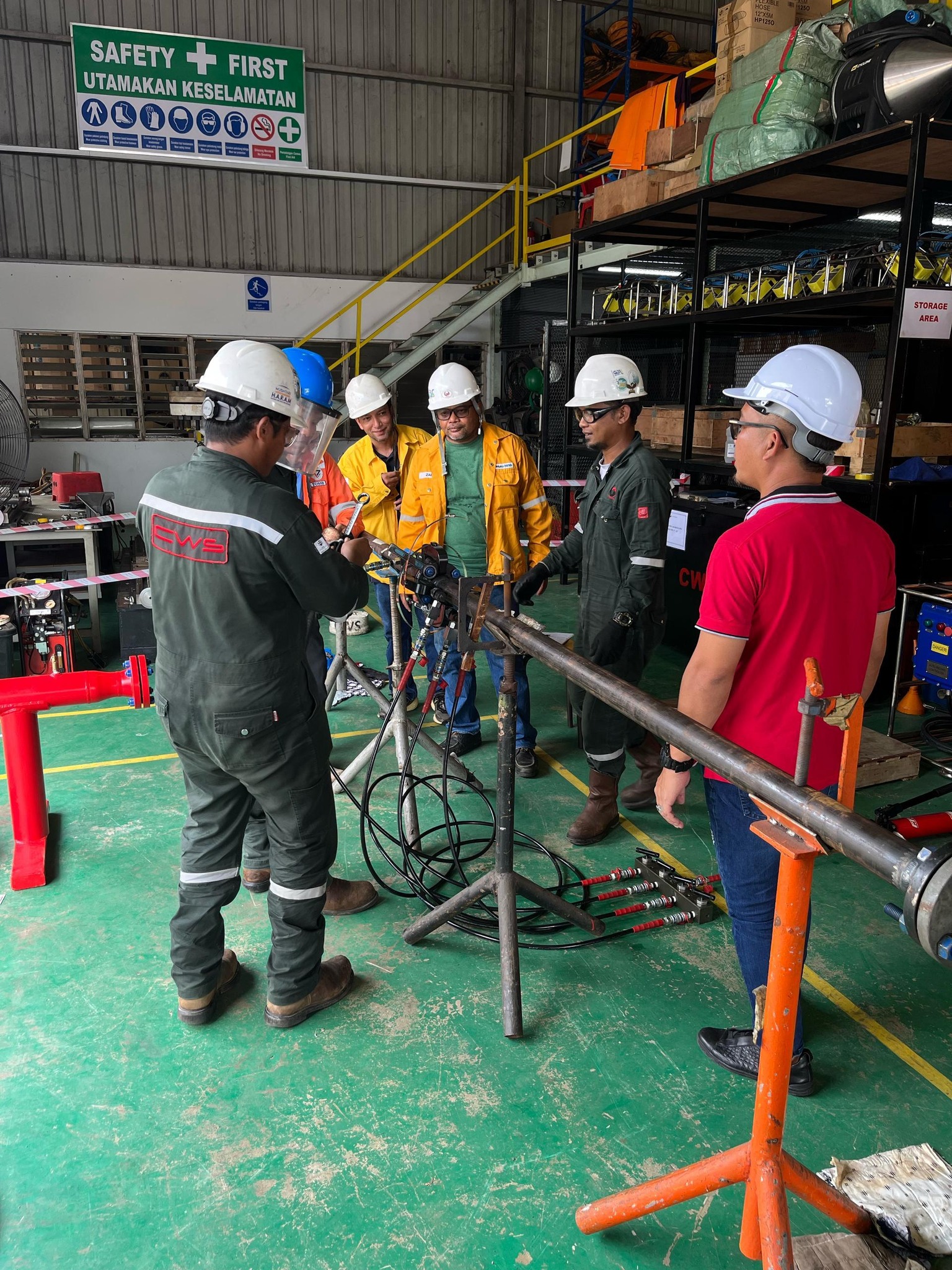 Successful Hot Bolting Clamp Mock-Up with Carigali Hess and Tanjung Offshore